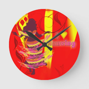 Reloj Redondo Mediano Bailarina *Rayjii*