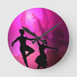 Reloj Redondo Mediano Bailarinas de ballet