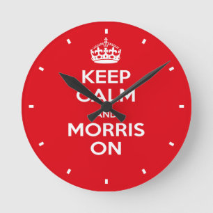 Reloj Redondo Mediano Bailarinas Morris, calma, baile Morris