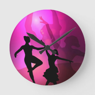 Reloj Redondo Mediano Bailarines de Ballet