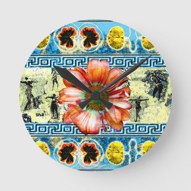 Reloj Redondo Mediano Baile Antiguo (Anverso)