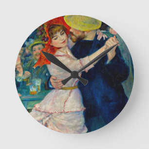 Reloj Redondo Mediano Baile en Bougival Pierre Renoir