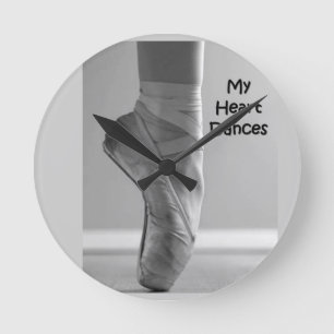 RELOJ REDONDO MEDIANO BALLERINA MI CORAZÓN BAILARÁ EL MURO