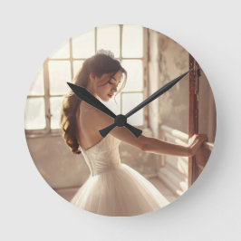 RELOJ REDONDO MEDIANO BALLET LOVE - BALLET & DANCE