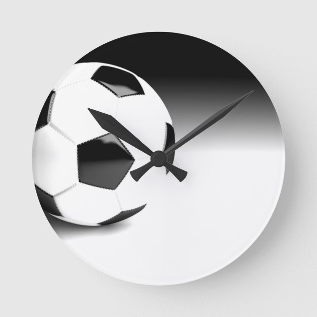 Reloj Redondo Mediano Balón de fútbol (Anverso)