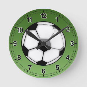 Reloj Redondo Mediano Balón de fútbol