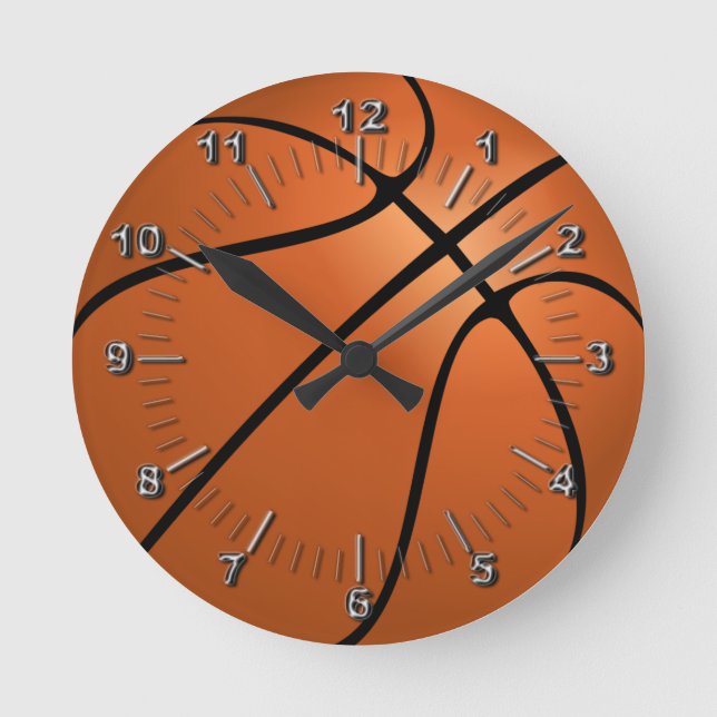 Reloj Redondo Mediano baloncesto (bola) (Anverso)