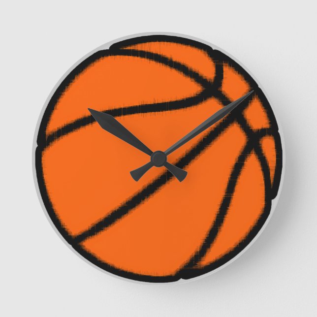 Reloj Redondo Mediano baloncesto (pelota) (Anverso)