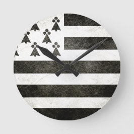 Reloj Redondo Mediano Bandera Bretaña Vintage