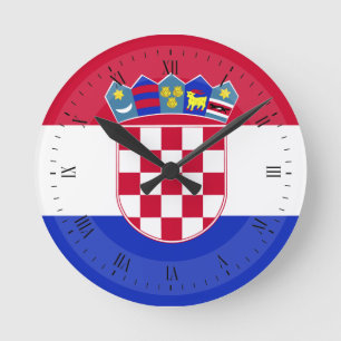 Reloj Redondo Mediano Bandera croata