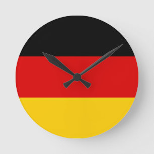 Reloj Redondo Mediano Bandera de Alemania