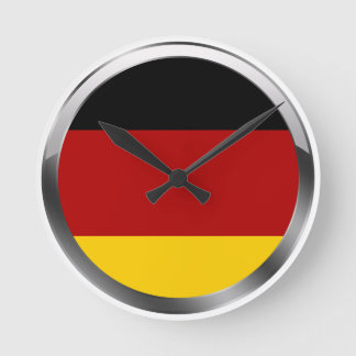 Reloj Redondo Mediano Bandera de Alemania de Alemania Deutschland Flagge