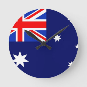 Reloj Redondo Mediano Bandera de Australia