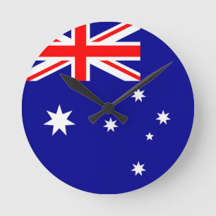 Reloj Redondo Mediano Bandera de Australia