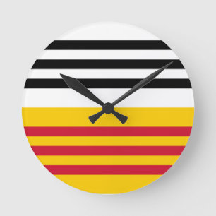 Reloj Redondo Mediano Bandera de Loon op Zand