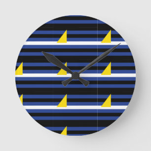RELOJ REDONDO MEDIANO BANDERA DE ORGULLO DE DEPORTES ACUÁTICOS