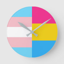 Bandera de orgullo pansexual transgénero dual
