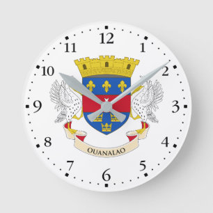 Reloj Redondo Mediano Bandera de San Bartolomé
