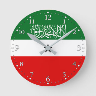 Reloj Redondo Mediano Bandera de Somalilandia
