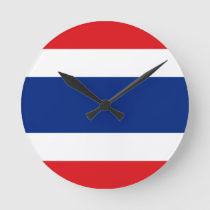 Reloj Redondo Mediano bandera de tailandia