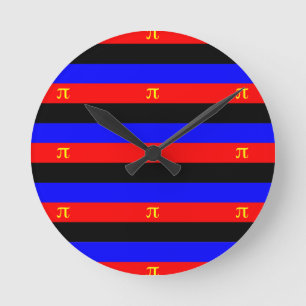 Reloj Redondo Mediano Bandera del Orgullo Poliamoroso