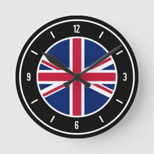 Reloj Redondo Mediano Bandera del Reino Unido