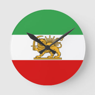 Reloj Redondo Mediano Bandera del Shah de 1964-1980) شیروخورشی