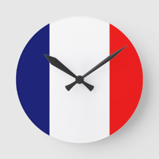 Reloj Redondo Mediano Bandera francesa