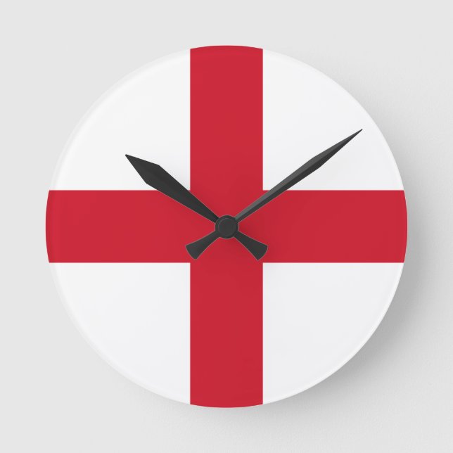 Reloj Redondo Mediano Bandera inglesa (Anverso)