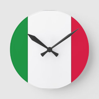 Reloj Redondo Mediano Bandera italiana