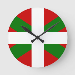 Reloj Redondo Mediano Bandera País Vasco euskadi