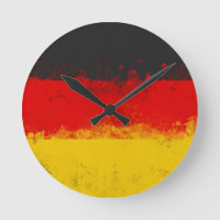 Bandera pintada salpicadura del Grunge de Alemania