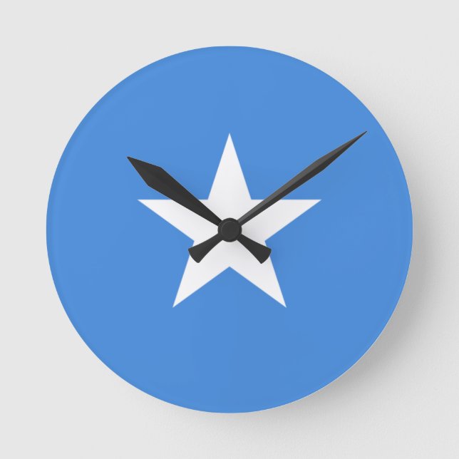 Reloj Redondo Mediano bandera somalí (Anverso)