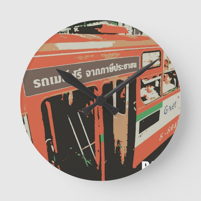 Reloj Redondo Mediano Bangkok (Anverso)