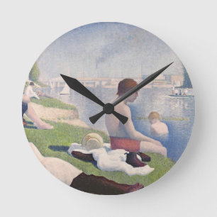 Reloj Redondo Mediano Bañistas de Jorte Pedro Seurat el en Asni�res