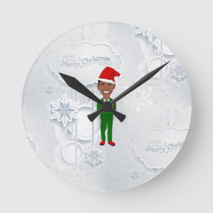 Reloj Redondo Mediano barack obama santa