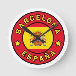 Reloj Redondo Mediano Barcelona España