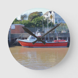 Reloj Redondo Mediano Barco Chárter Alto Vuelo