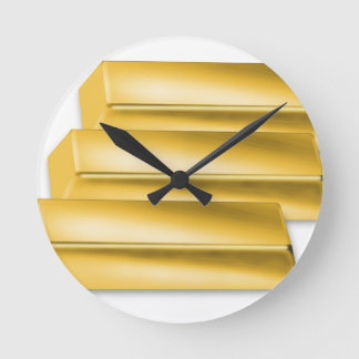 Reloj Redondo Mediano barras de oro de tres colores.jpg