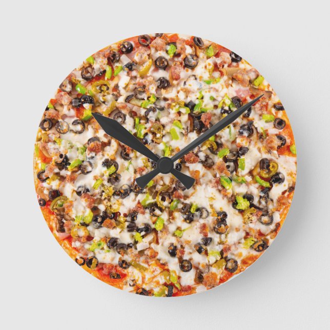 Reloj Redondo Mediano Barre la cocina® (Anverso)