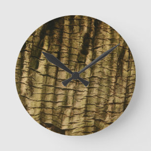 Reloj Redondo Mediano Barrera de árbol de palmas