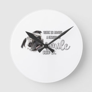 Reloj Redondo Mediano Barro amasado