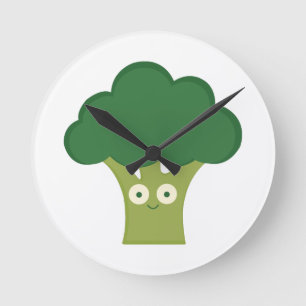 Reloj Redondo Mediano base de brocoli