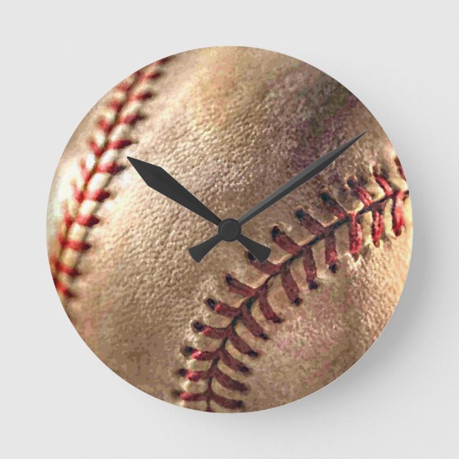 Reloj Redondo Mediano Baseball (Anverso)