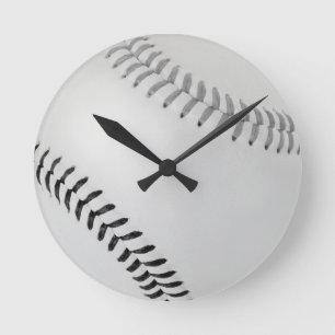 Reloj Redondo Mediano Baseball Fan-tastic_Color Laces_gy_bk