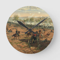 Batalla Gettysburg Hancock en Gettysbug Thulstrup