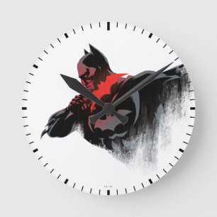 Reloj Redondo Mediano Batman Crimson Batarang
