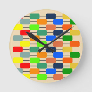 Reloj Redondo Mediano Bauhaus Inspired