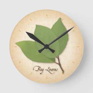 Reloj Redondo Mediano Bay Leaves
