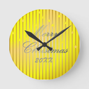 Reloj Redondo Mediano Be Merry and Shine Bright Wall Clock